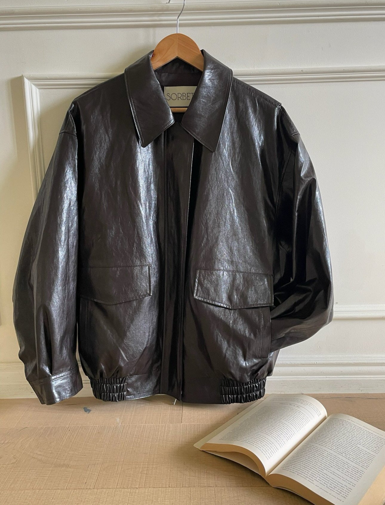 Classic Leather Bomber