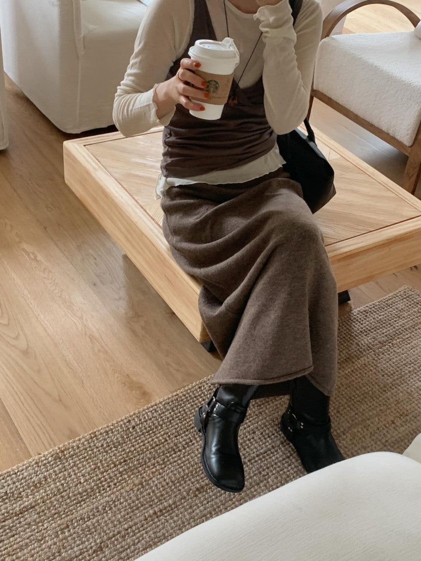 Knit Midi Skirt