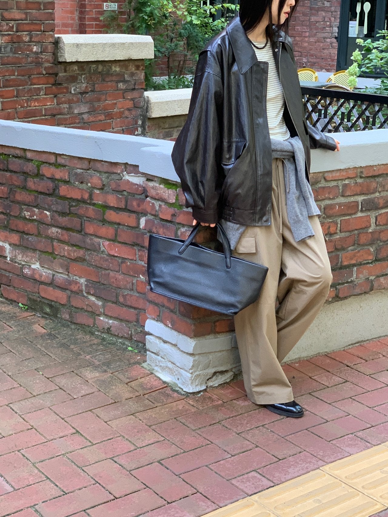 Classic Leather Bomber