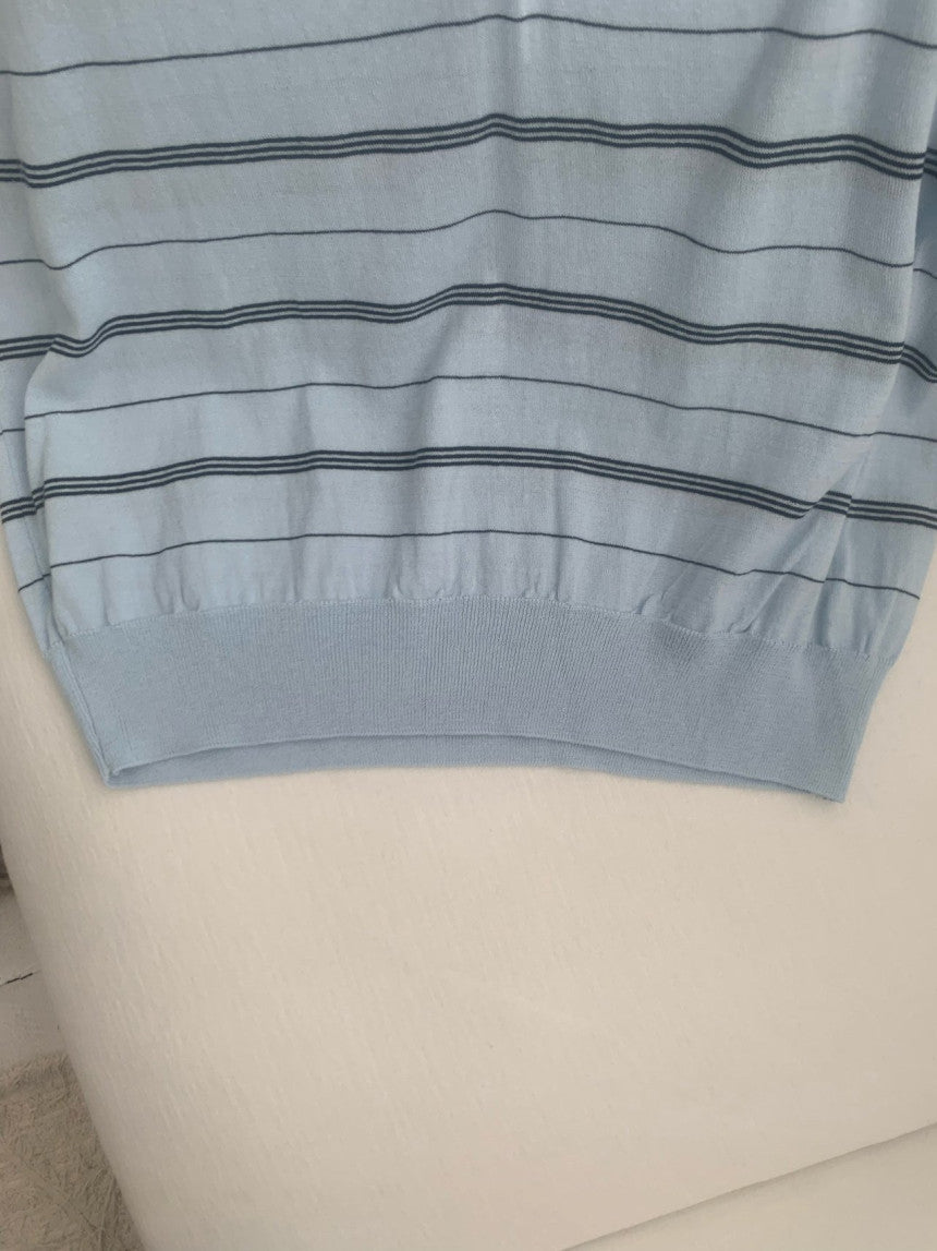 Mumu Striped Shortsleeve Sweater