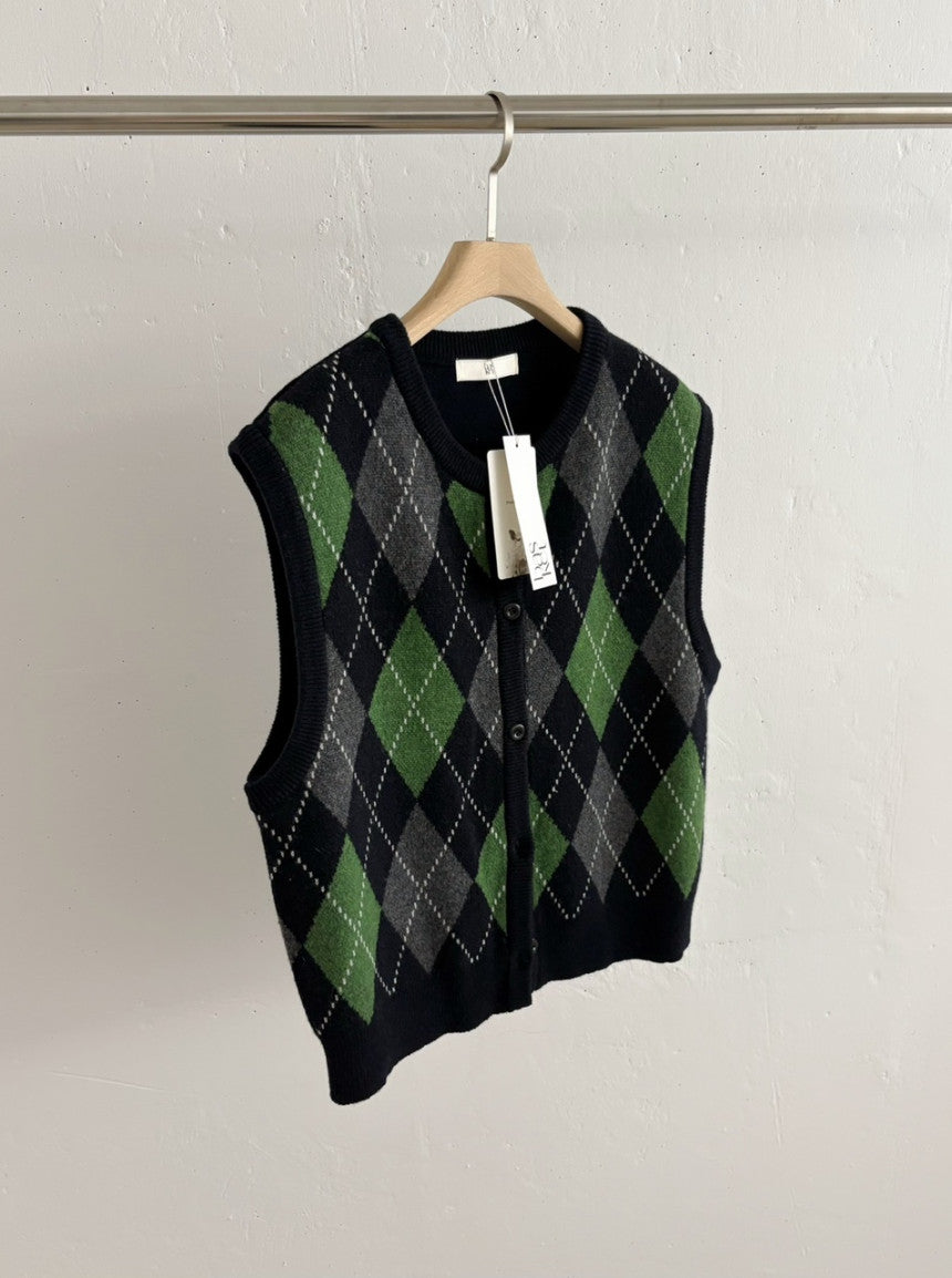 Argyle Vest