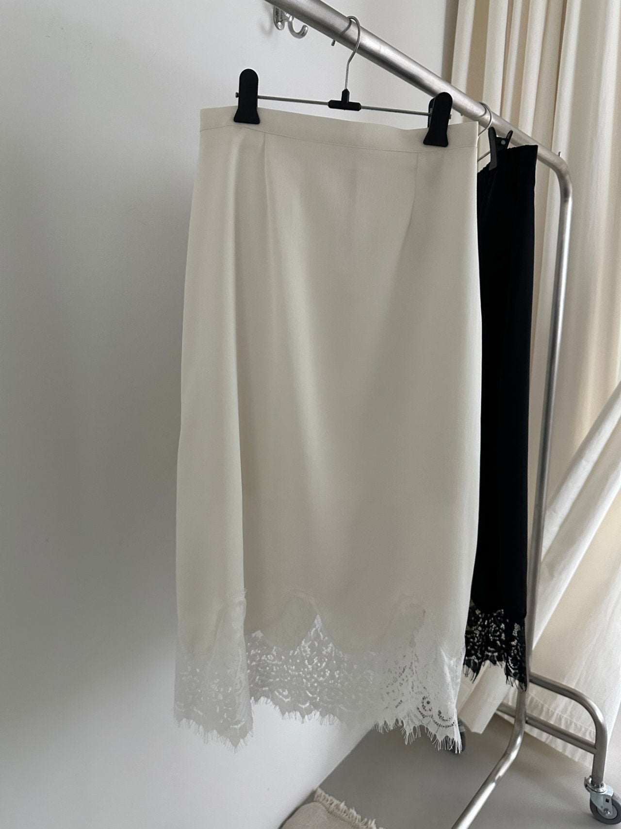 Lace Hem Skirt