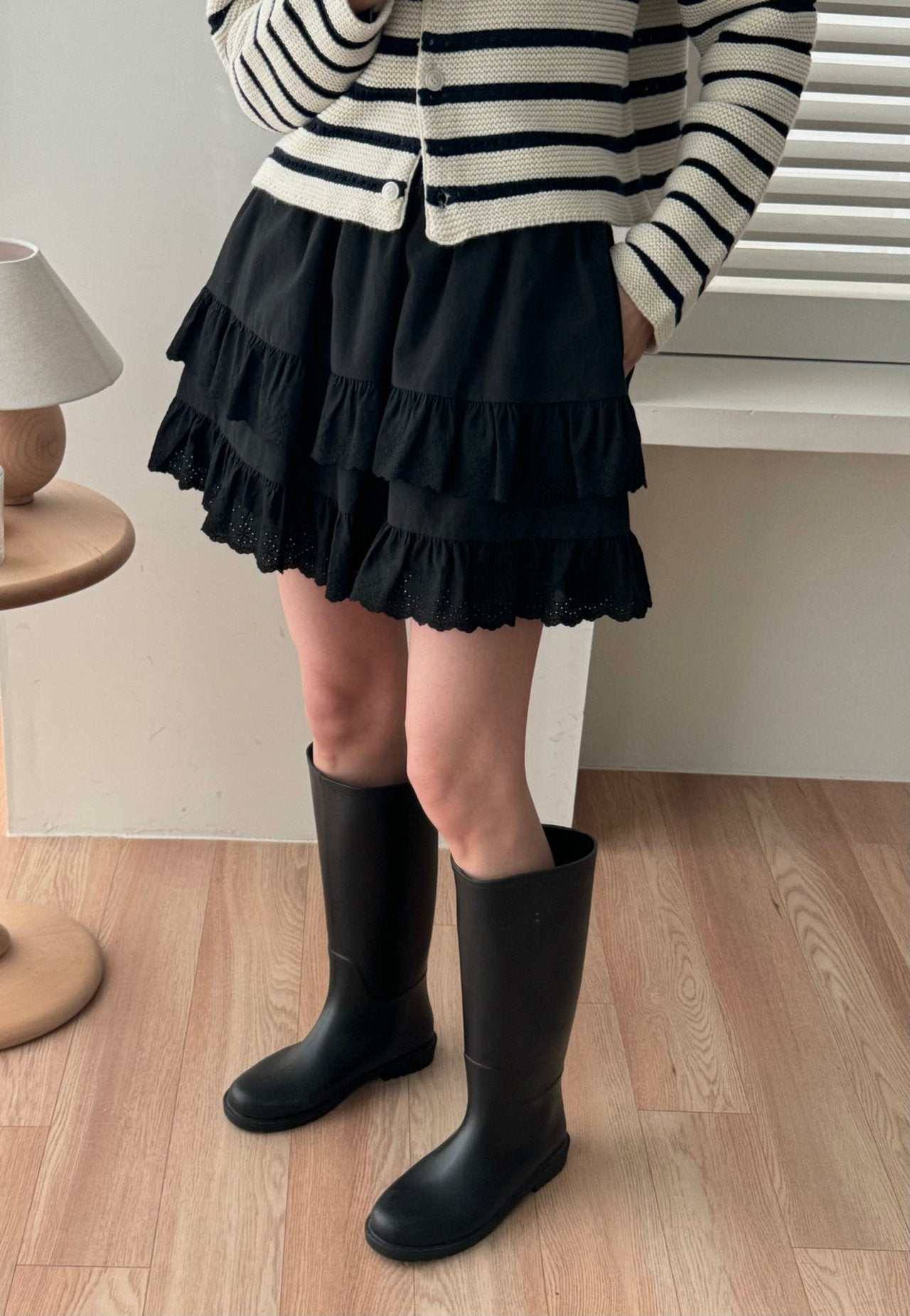 Ruffle Mini Skirt