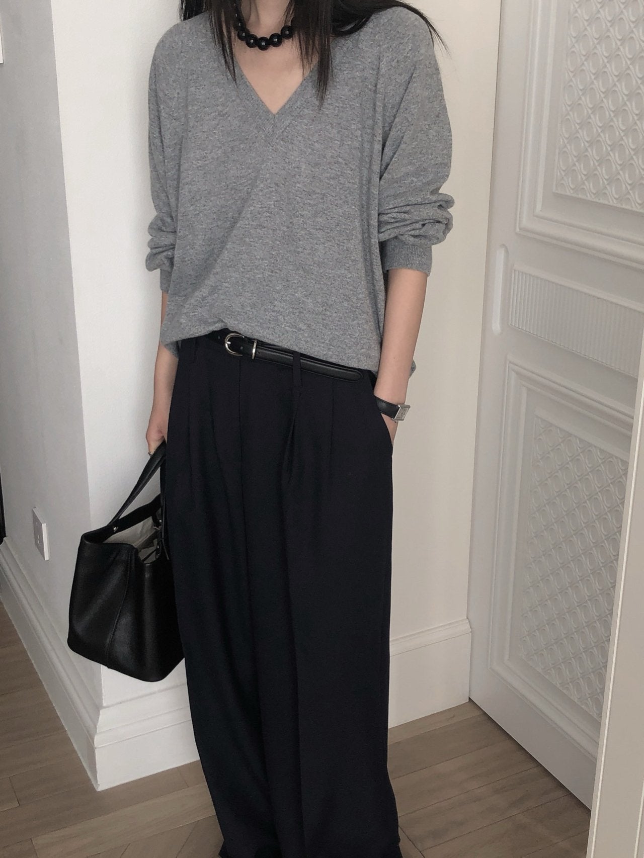 Wool V Neck