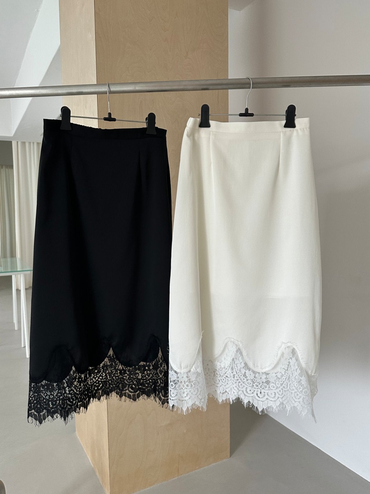 Lace Hem Skirt