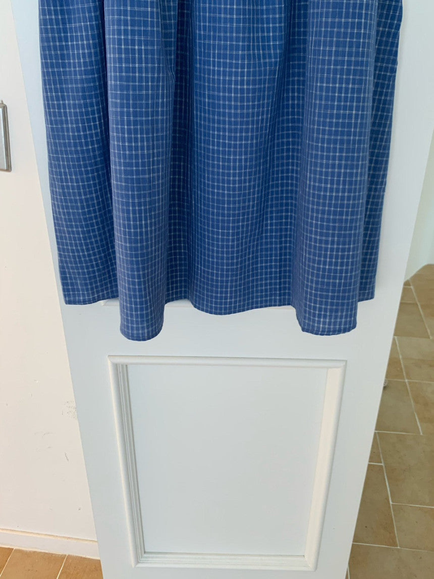 Blue Checkered Skirt