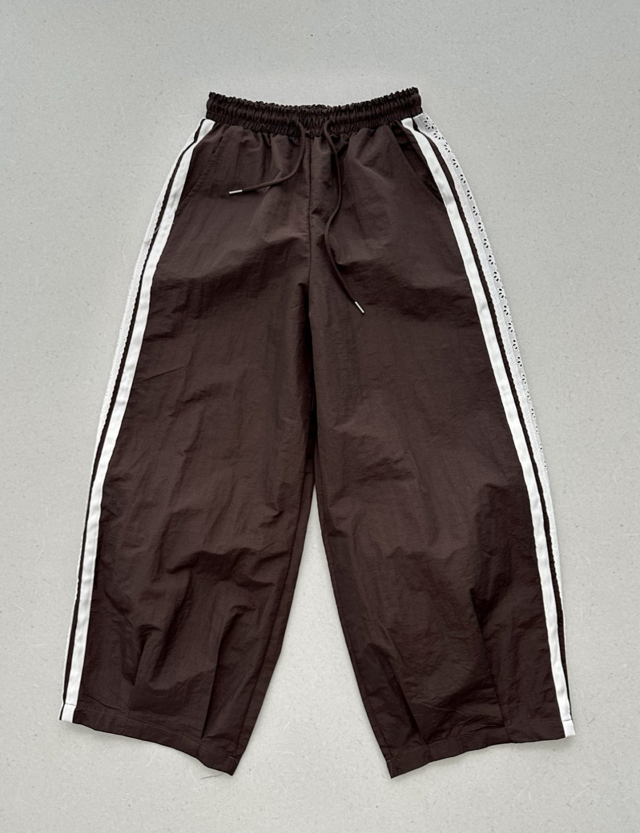 Lace Nylon Track Pants