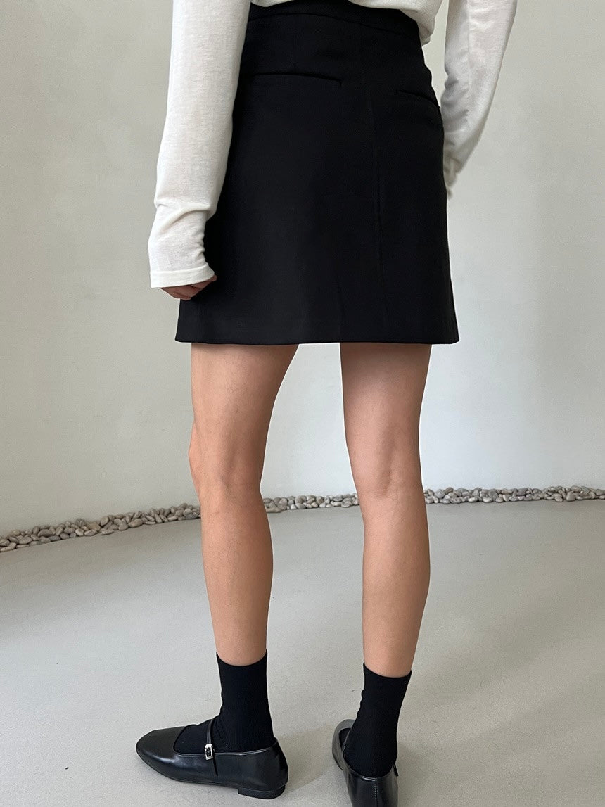 A Line Mini Skirt