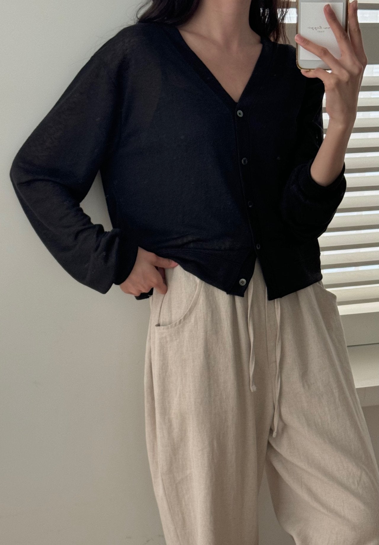 Linen Cardigan