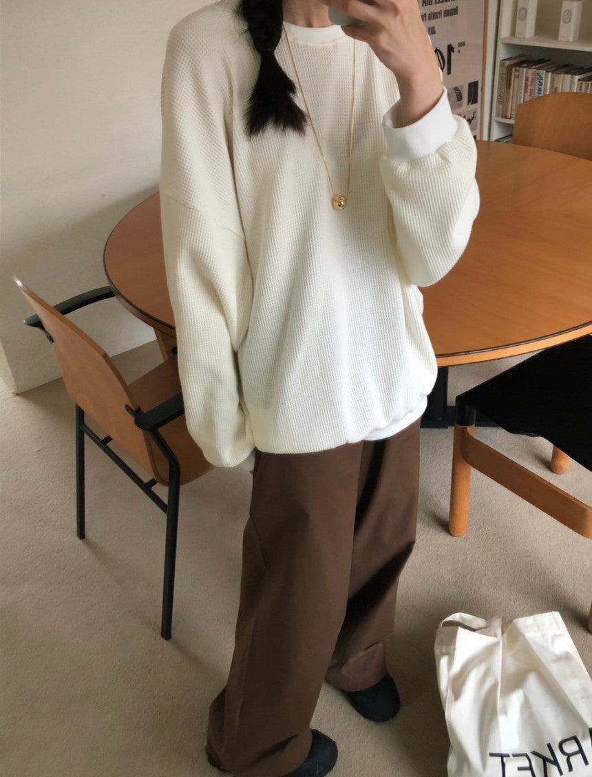 Waffle Sweatshirt