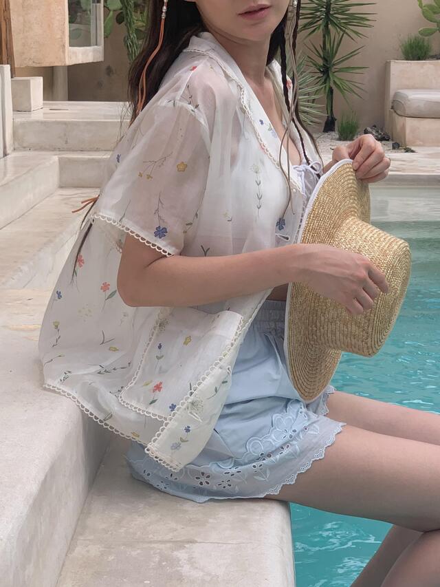 Organza Camp Shirt