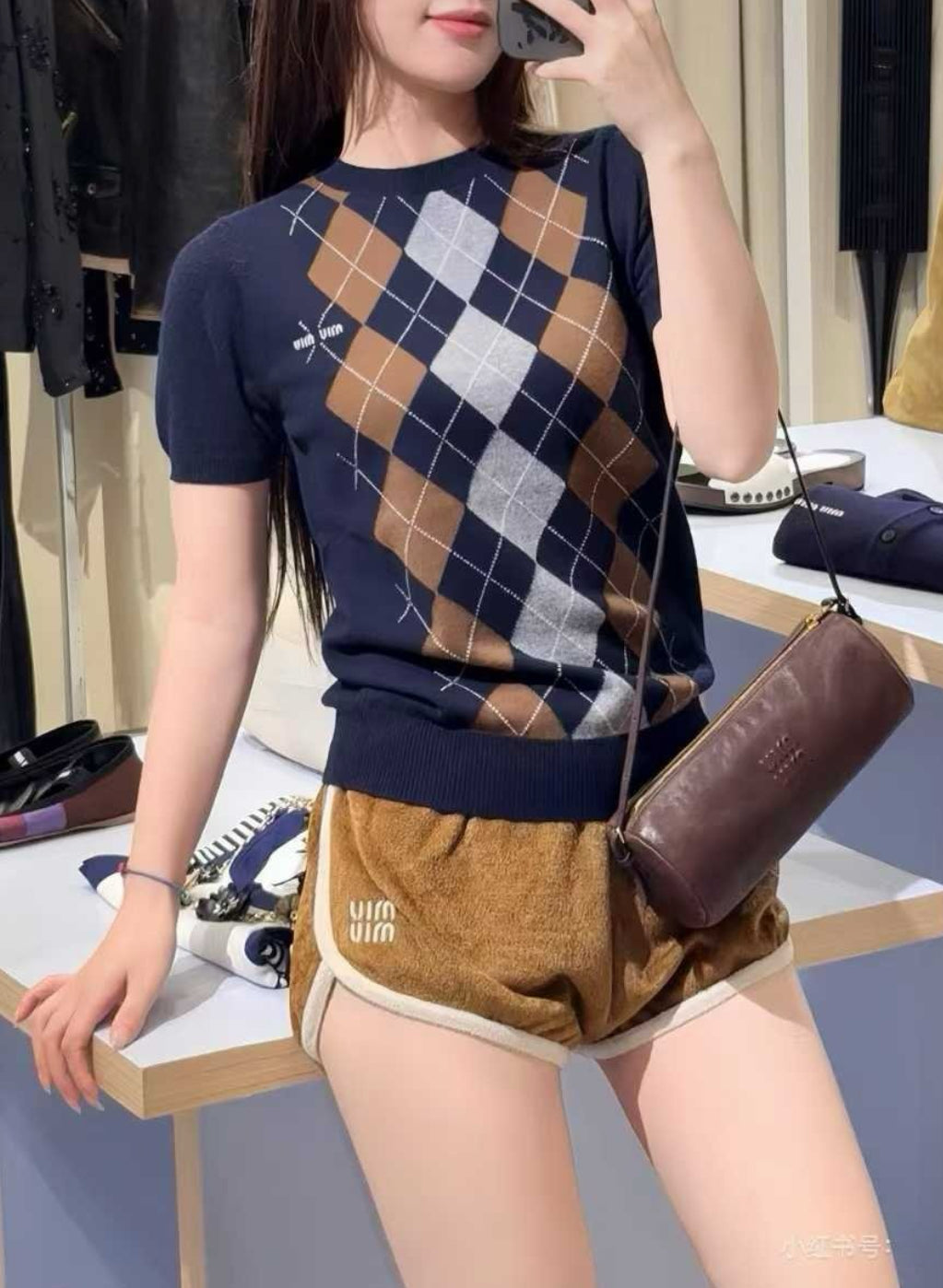 M Argyle Sweater