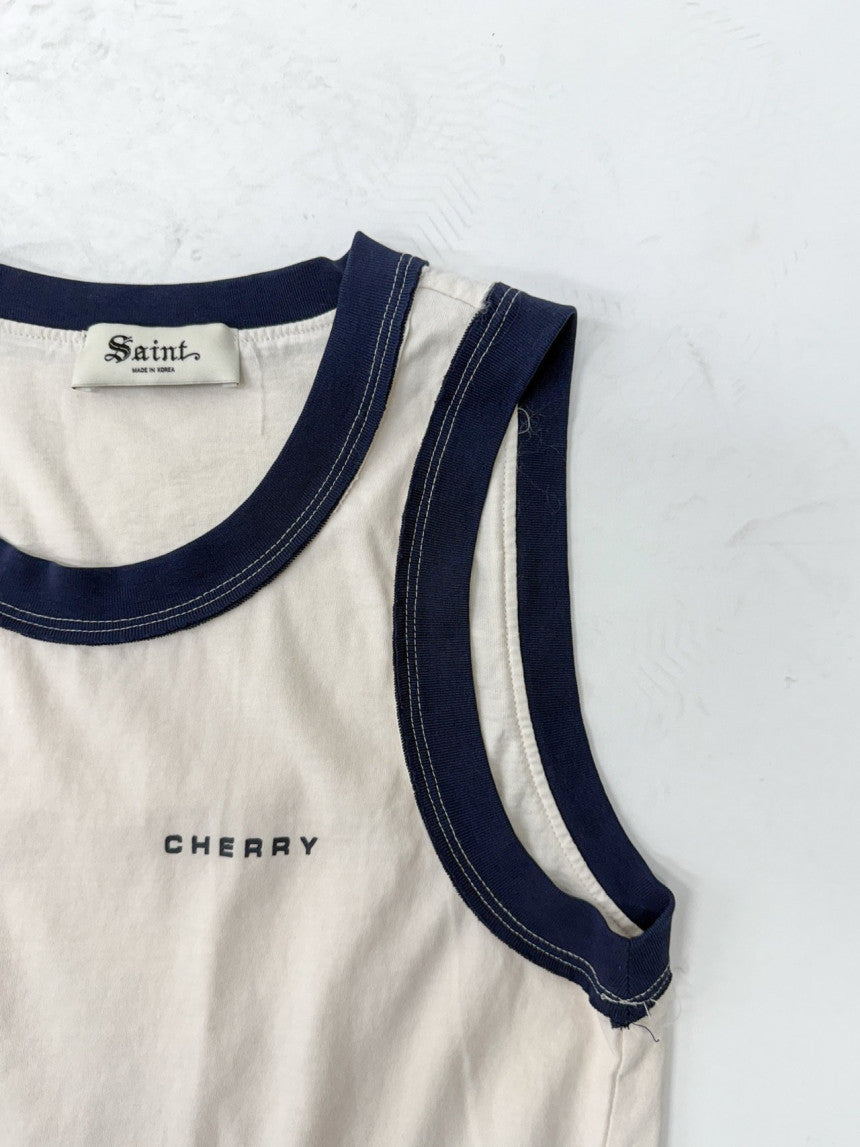 Cherry Sleeveless
