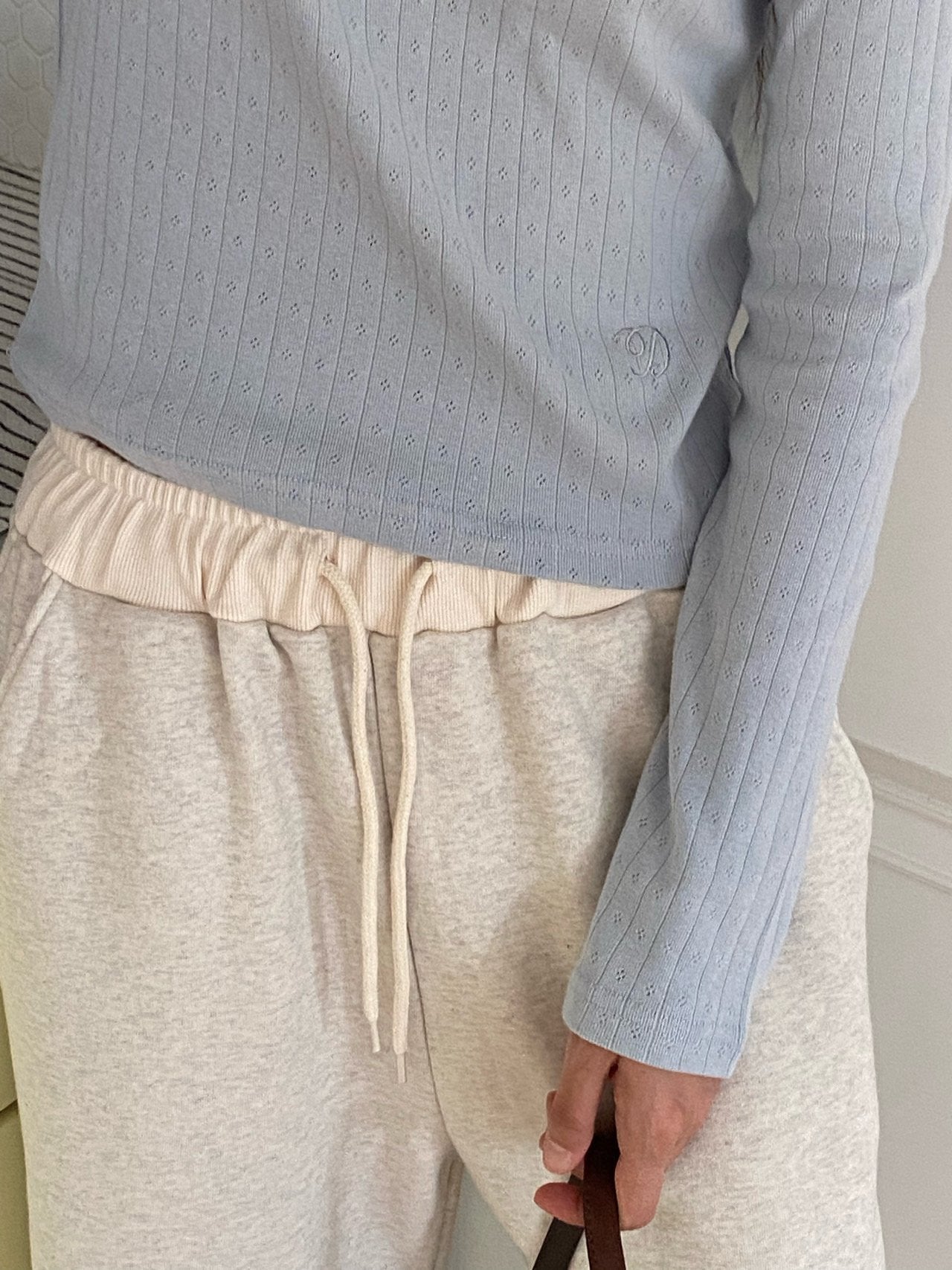 Pointelle Long Sleeve