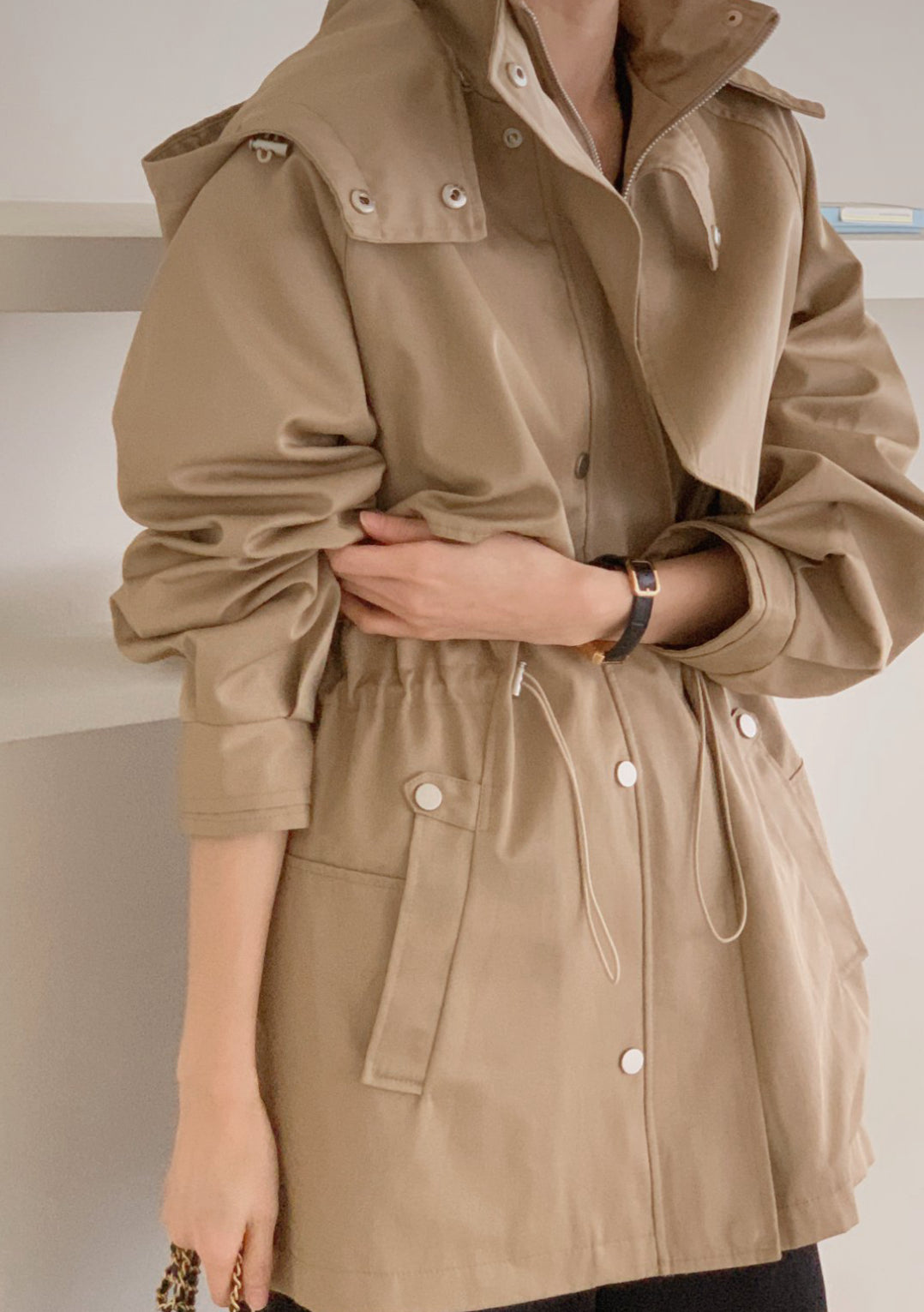 Hood Trench Jacket