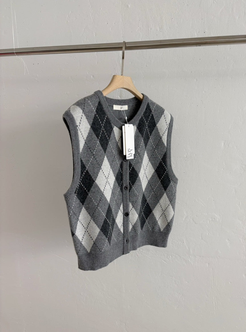 Argyle Vest