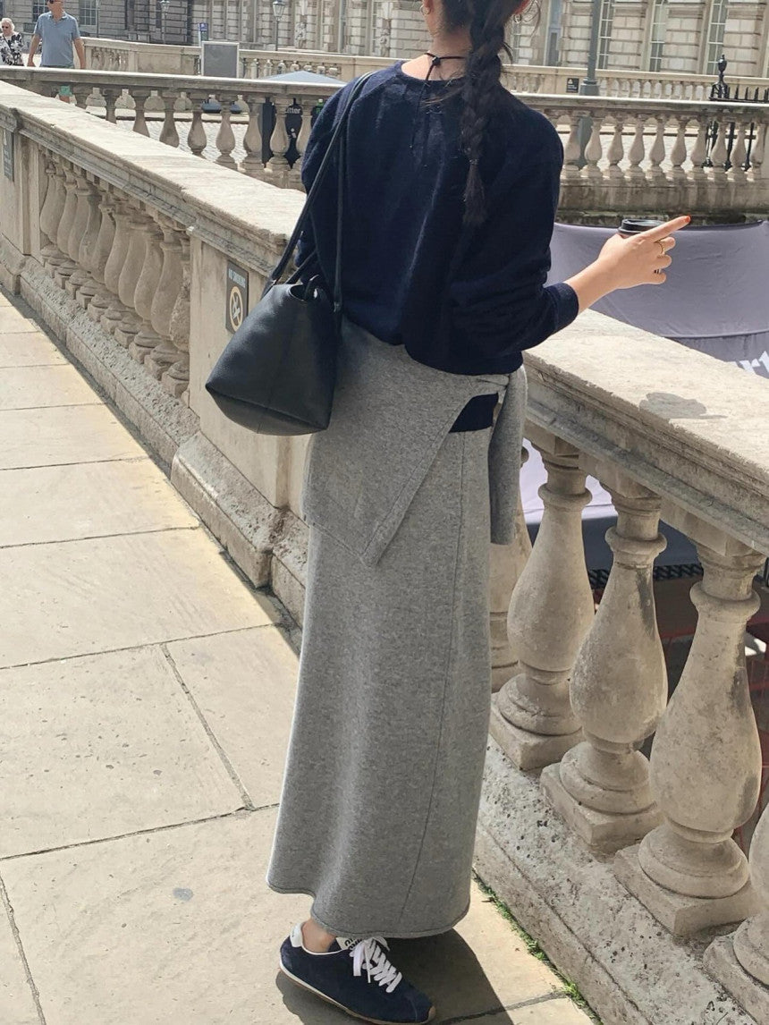Knit Midi Skirt