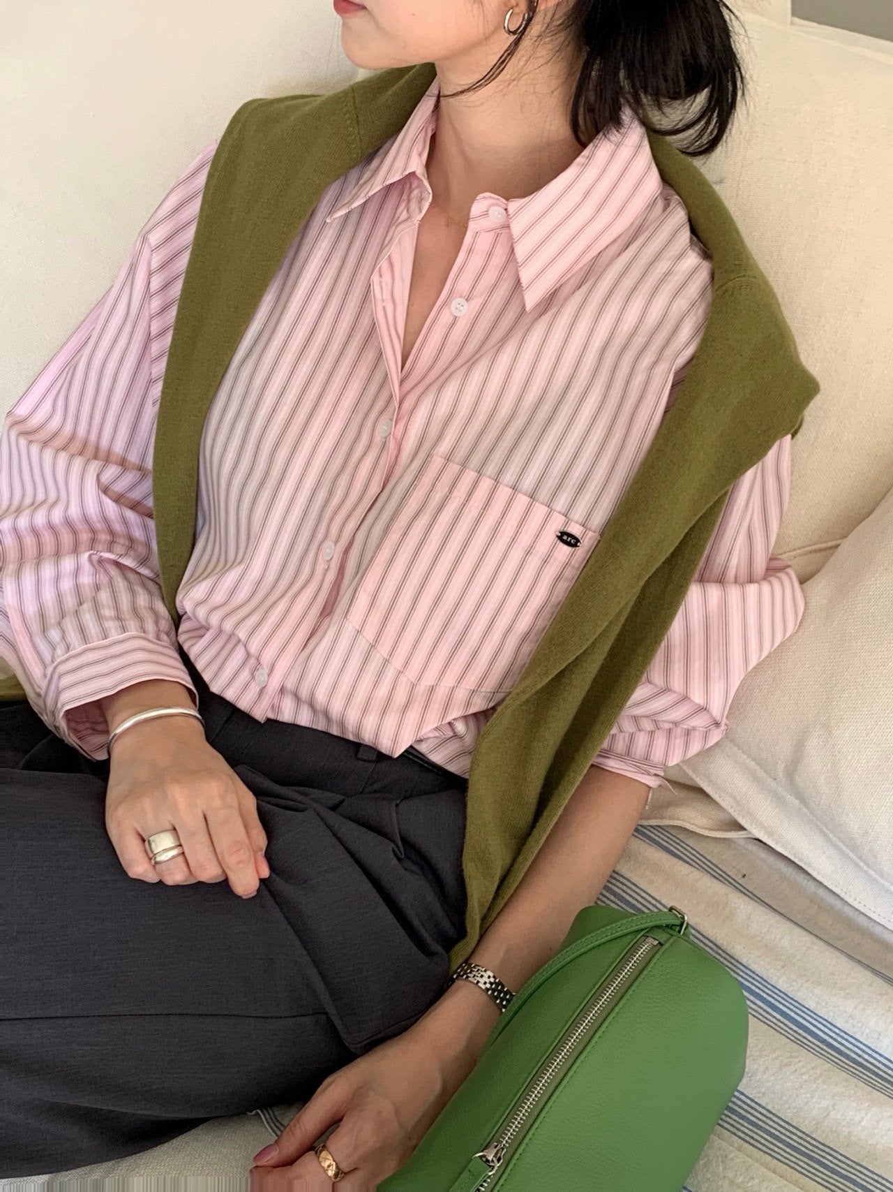 Olive Cardigan