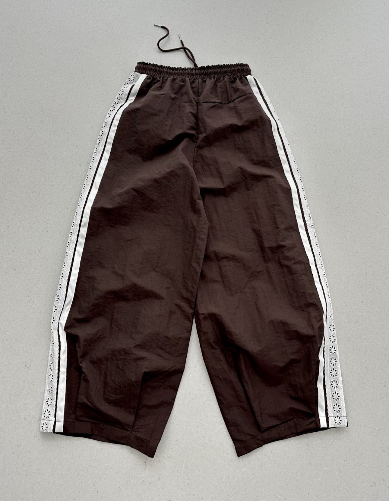 Lace Nylon Track Pants