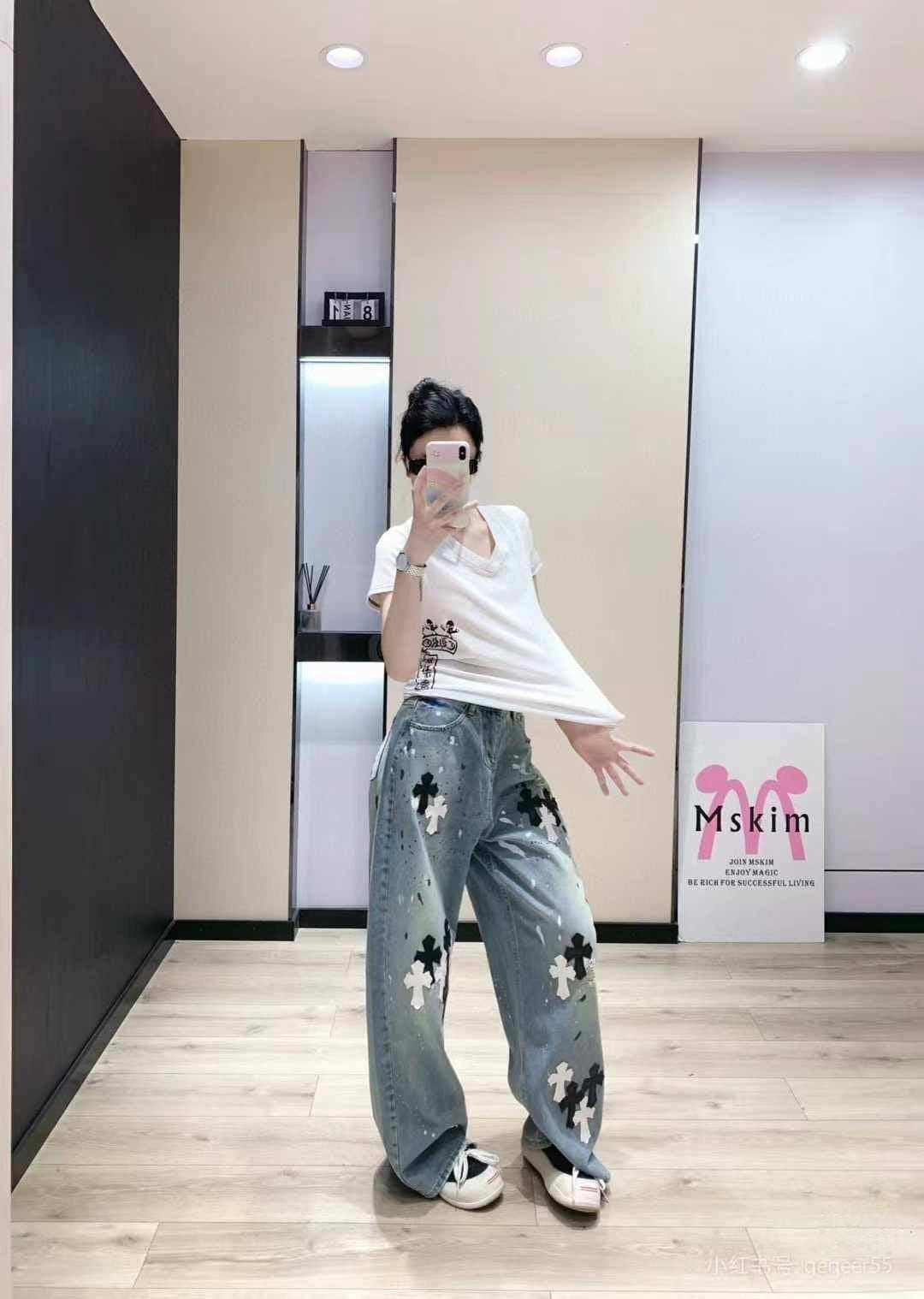 Cross Baggy Denim