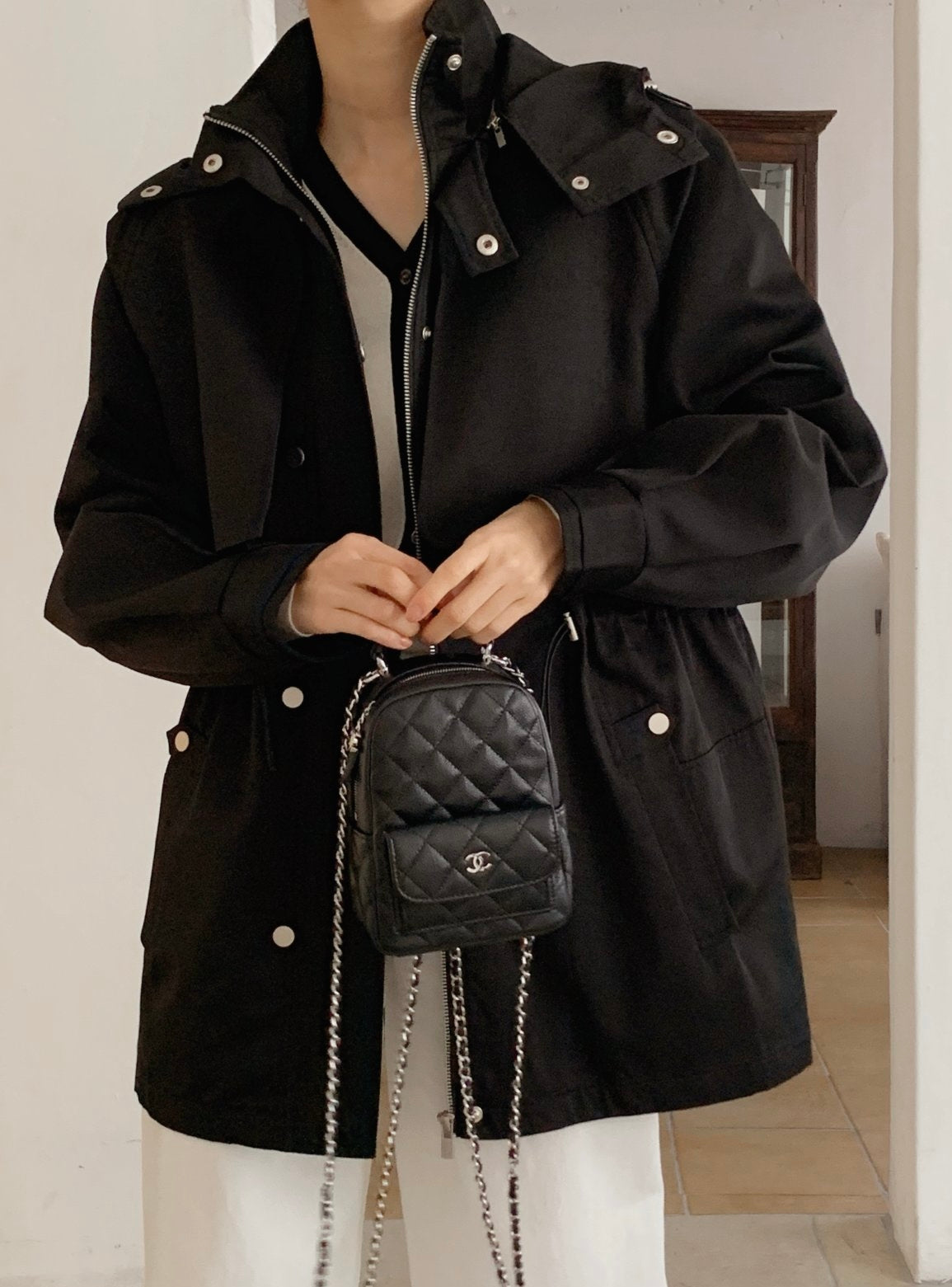 Hood Trench Jacket