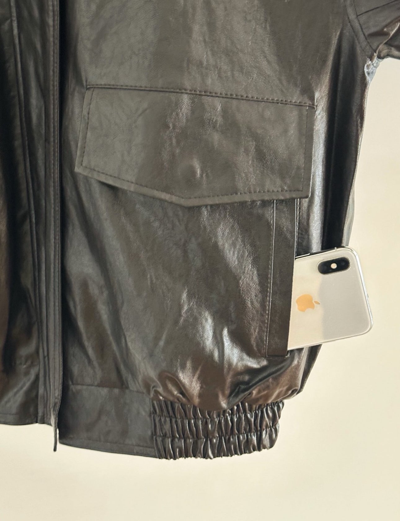 Classic Leather Bomber