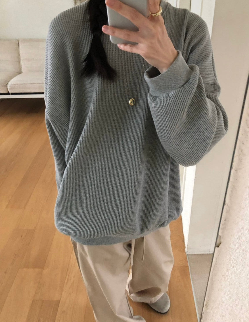 Waffle Sweatshirt