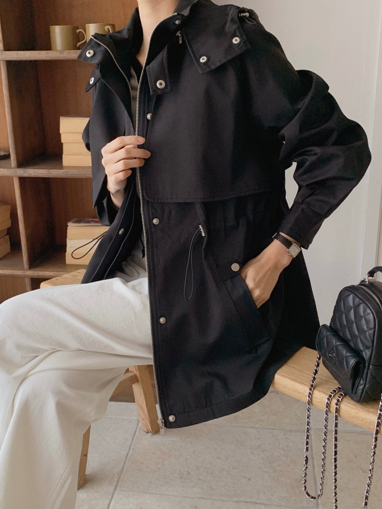 Hood Trench Jacket