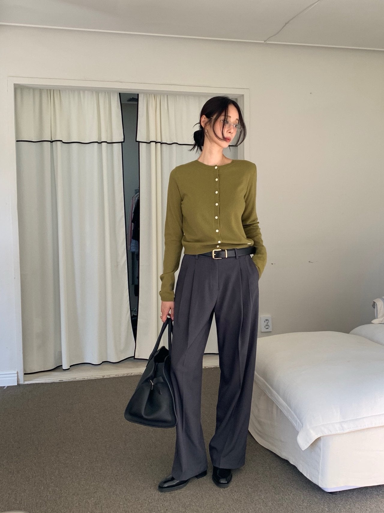 Olive Cardigan