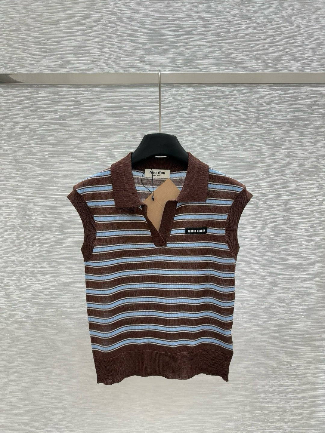Tencel Striped Vest