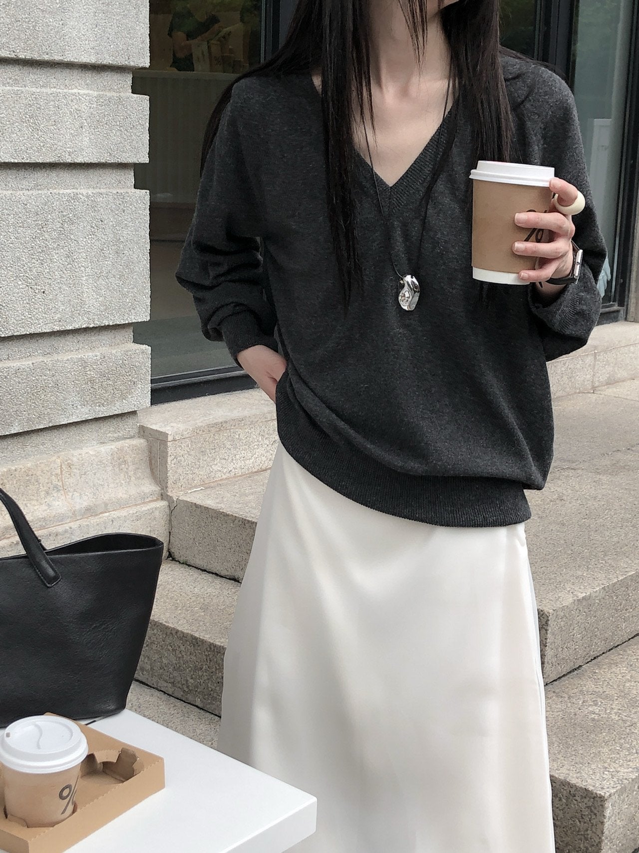 Wool V Neck
