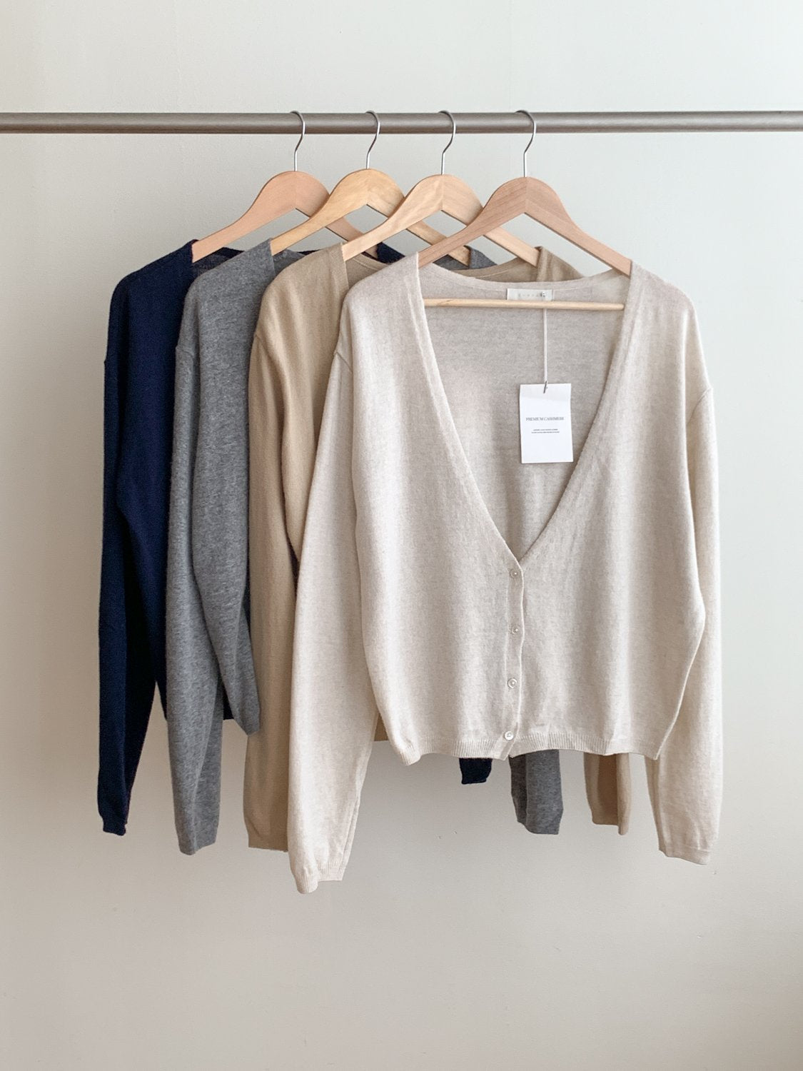 Deep V Cardigan