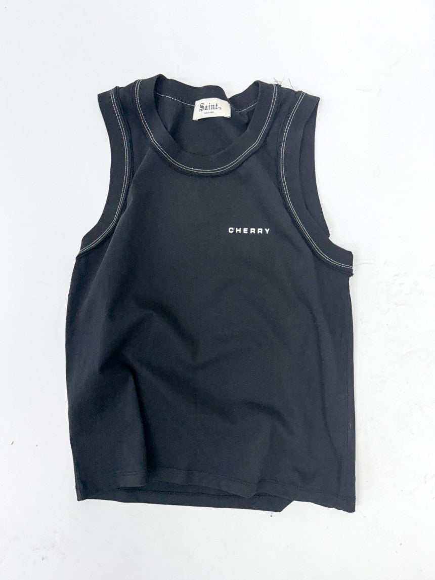 Cherry Sleeveless