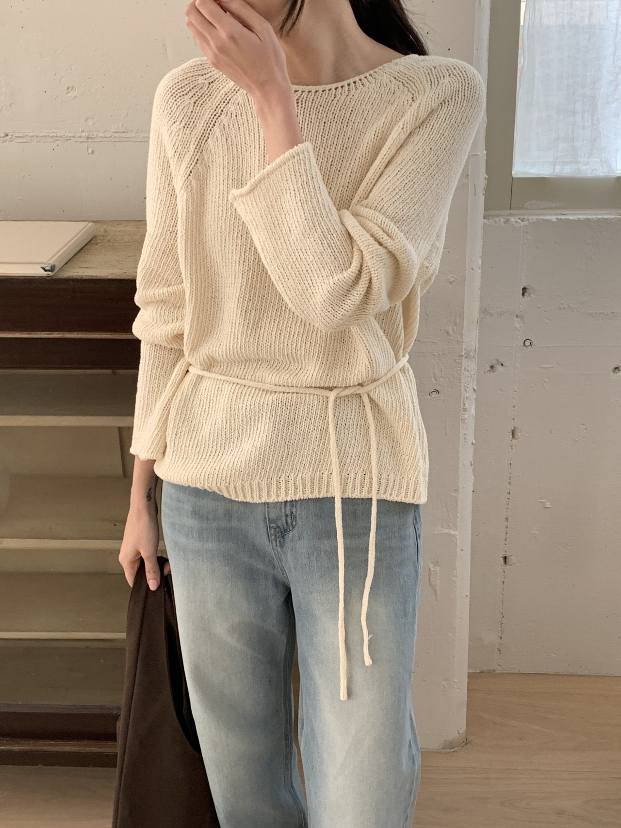 Cotton Lip Sweater