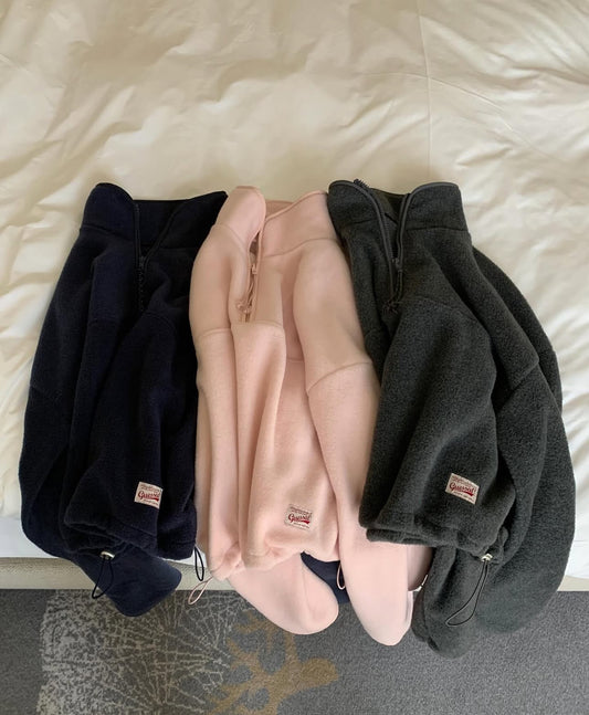 Mellow Cropped Fleece Anorak