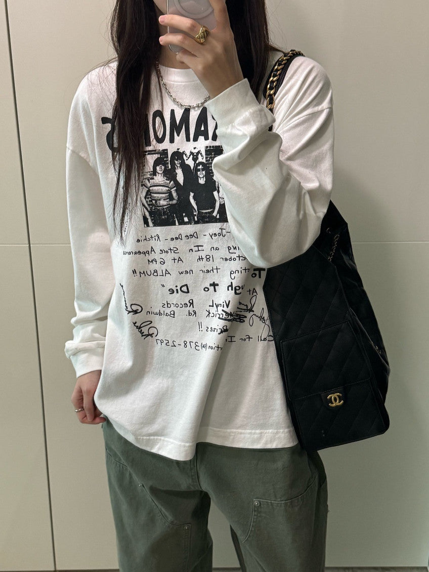 Ramones Peach Long Sleeve