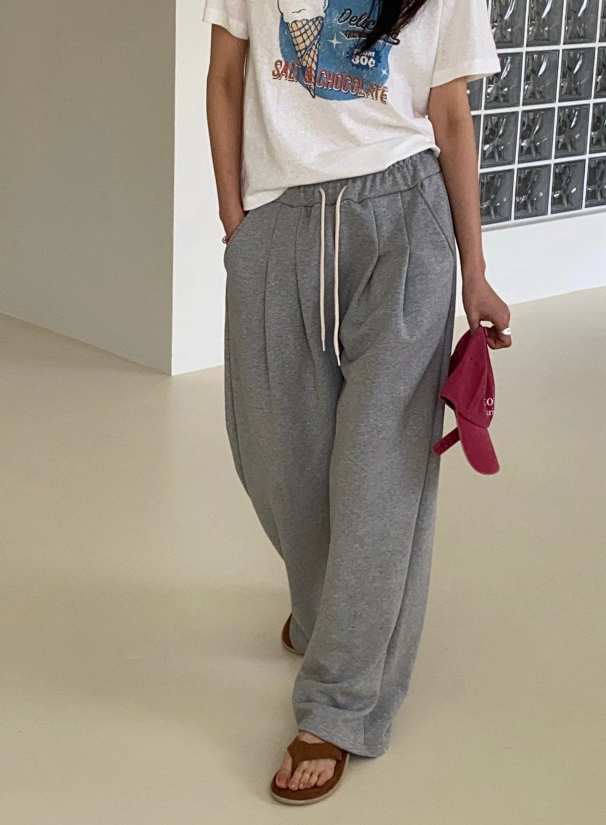 Pintuck Sweatpants