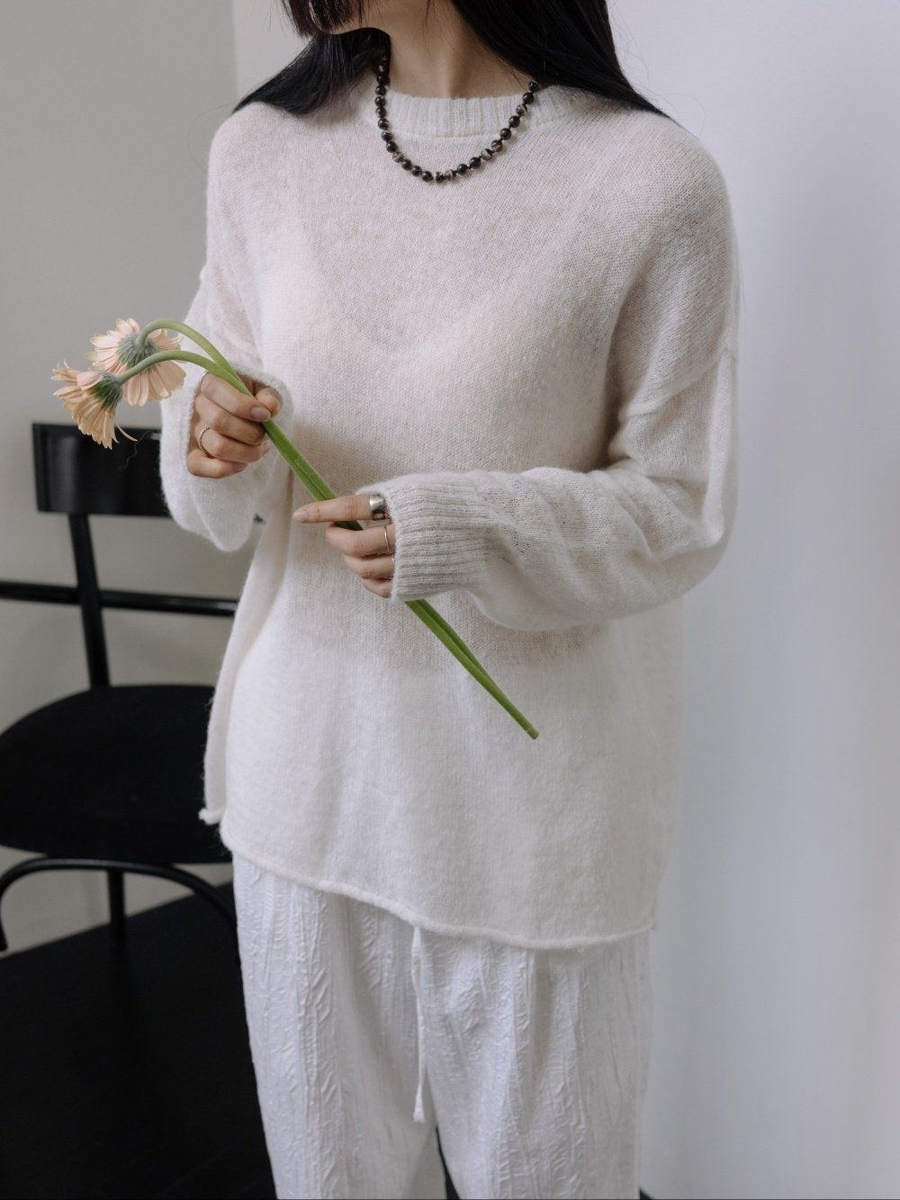 Alpaca Boxy Sweater