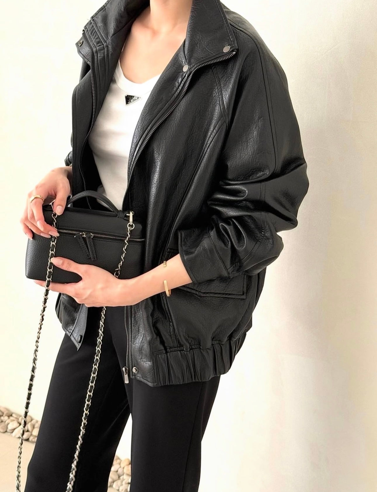 Soft Faux Leather Jacket