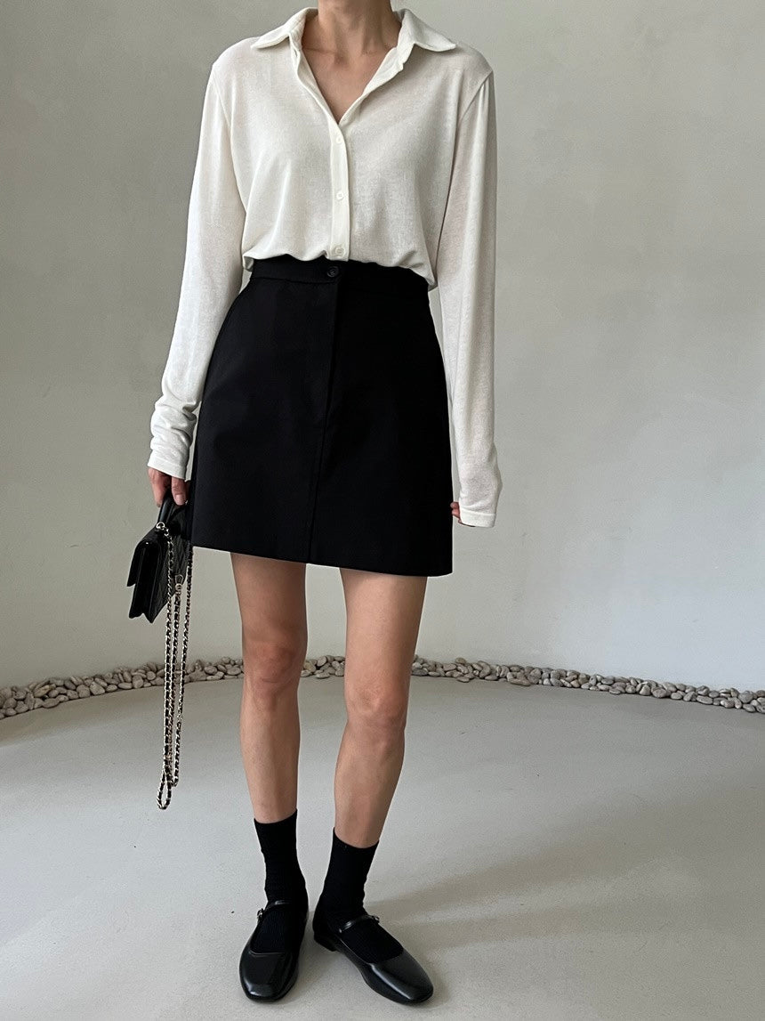 A Line Mini Skirt