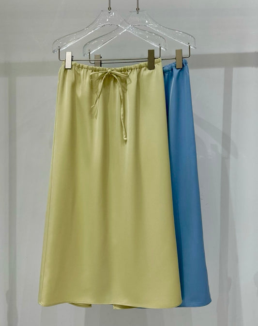 Silky Midi Skirt