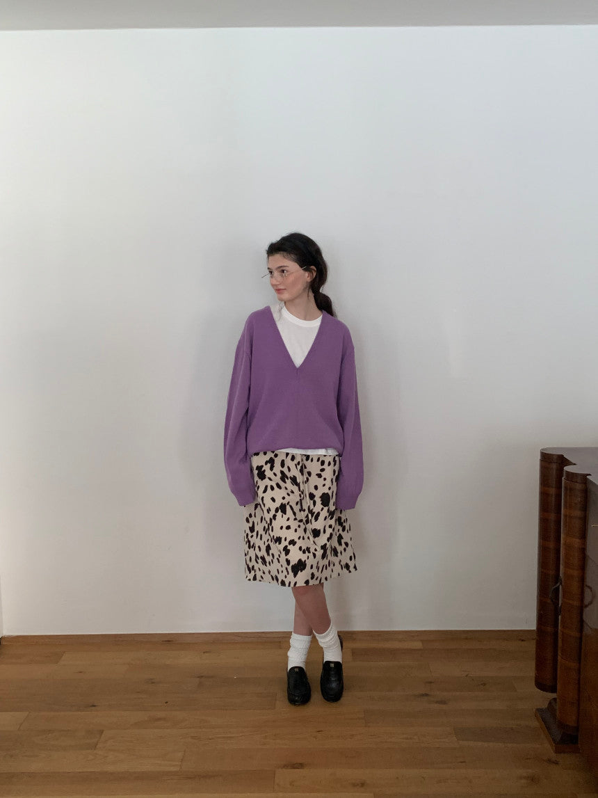 Deep V Sweater