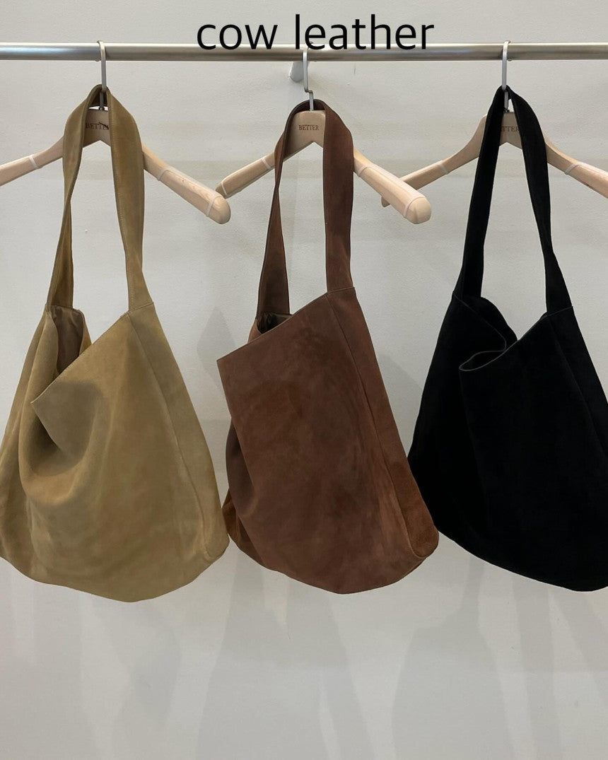 Sueded Shoulder Bag