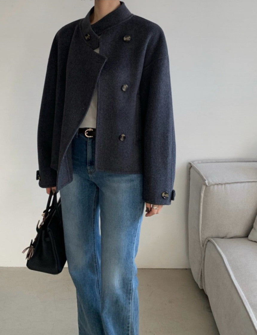 Asymmetric Short Coat