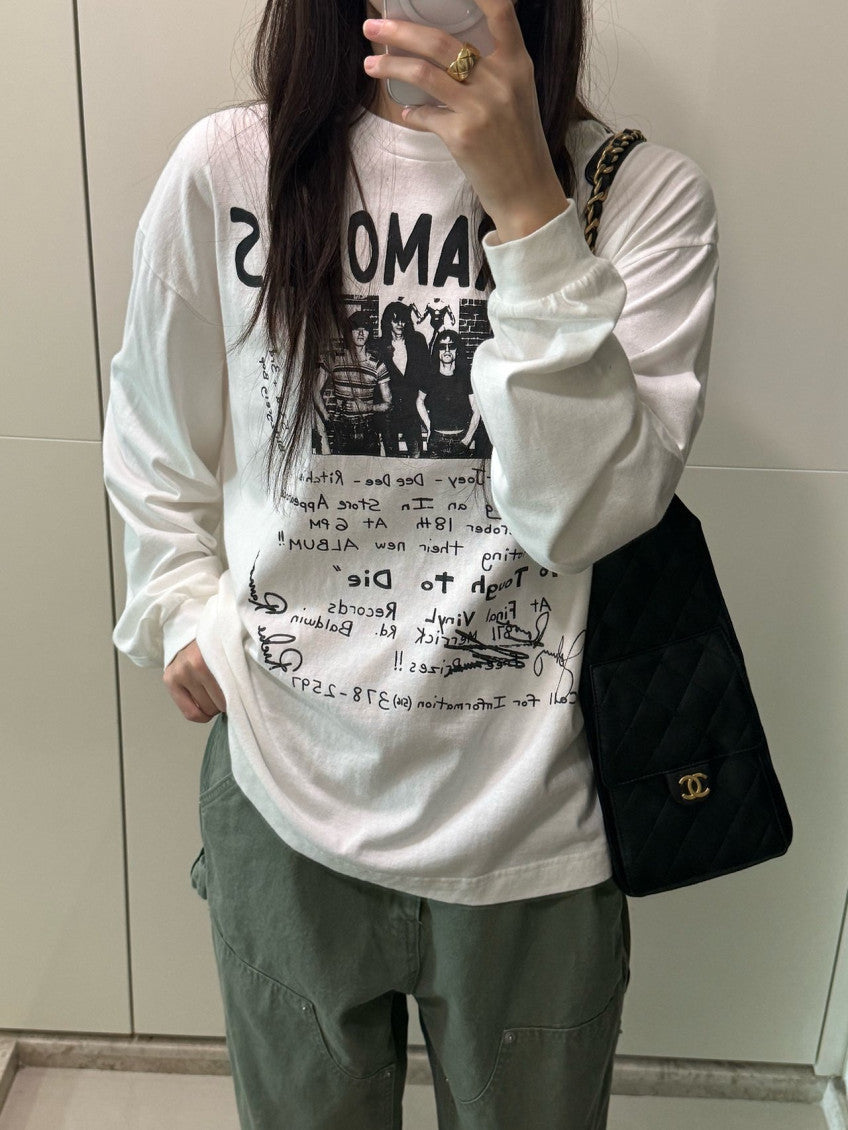 Ramones Peach Long Sleeve