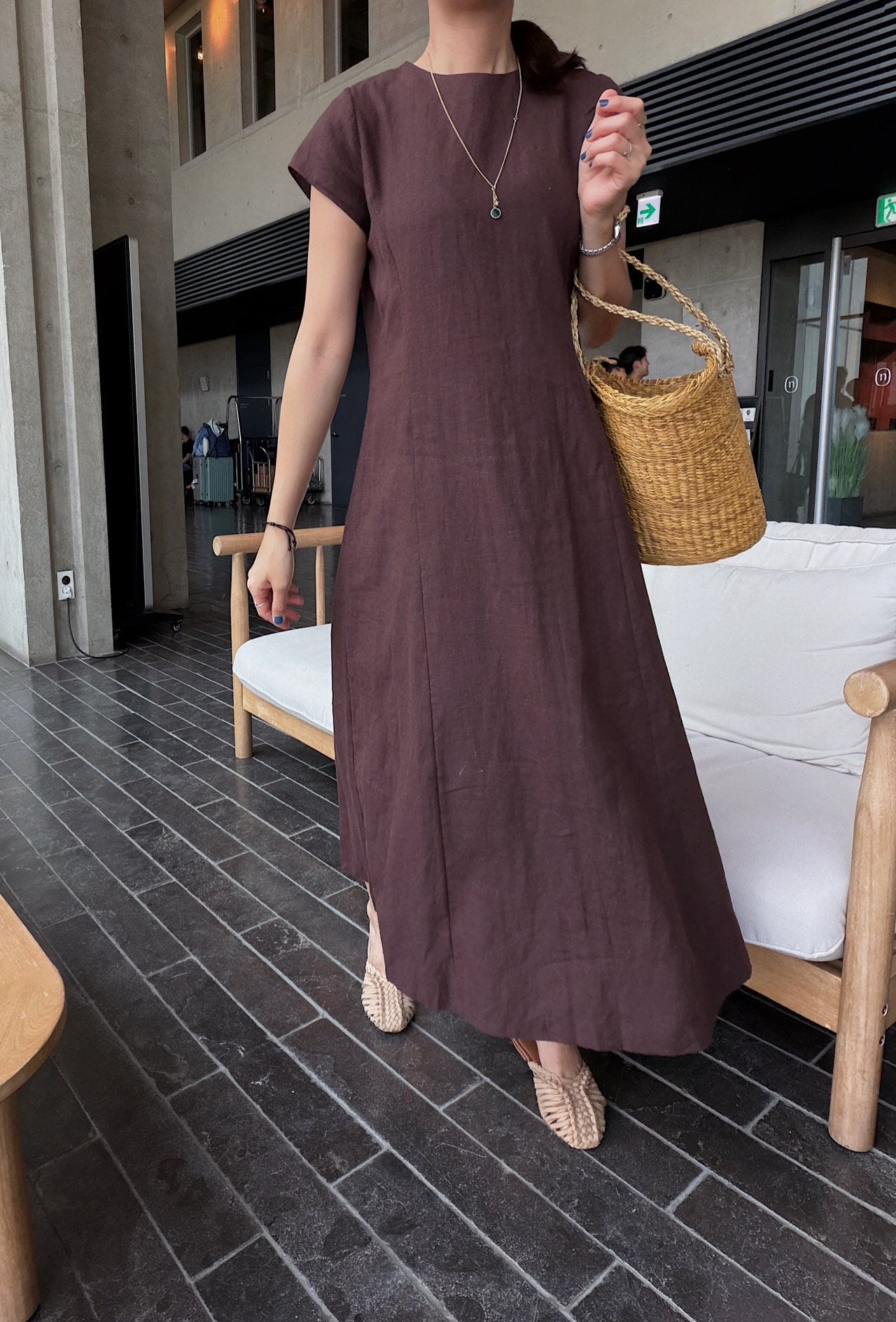 Simple Linen Dress