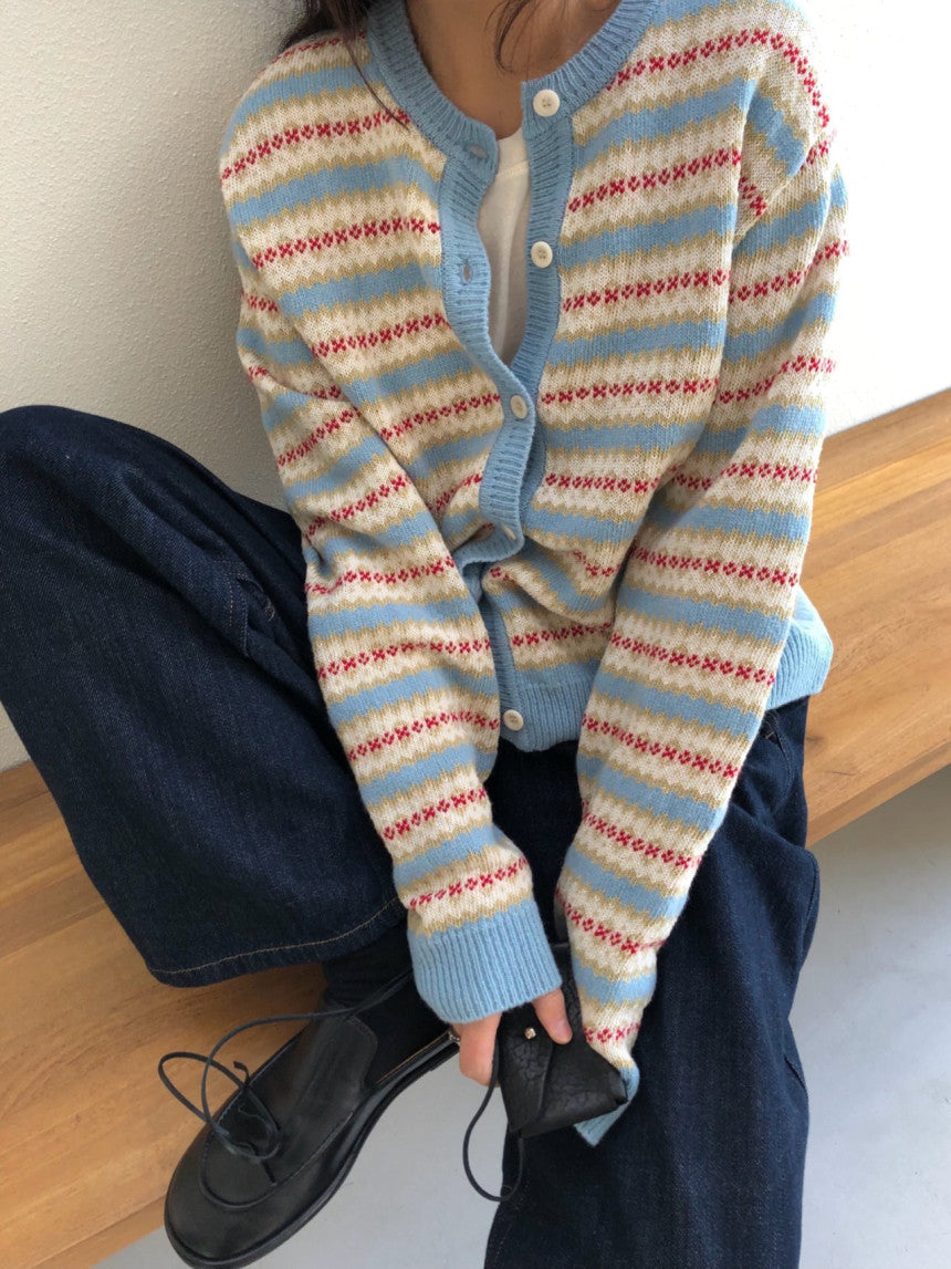 Spring Jacquard Cardigan