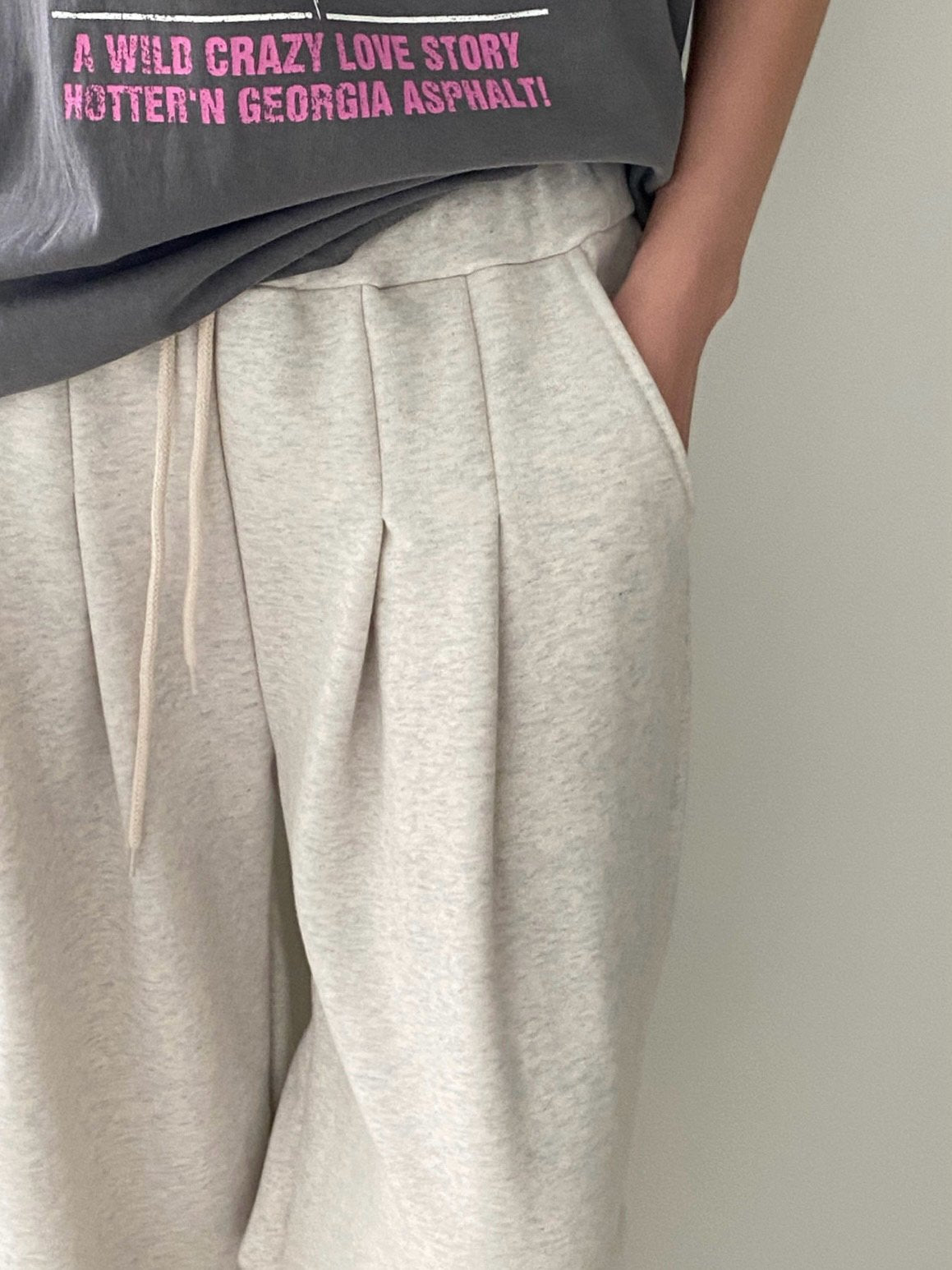 Pintuck Sweatpants