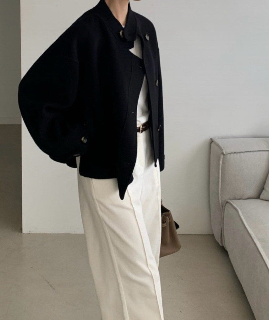 Asymmetric Short Coat