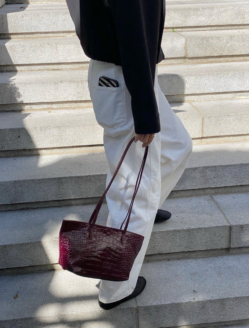 Croc Shoulder Bag